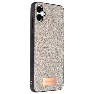 Onegif Samsung Galaxy A06 Bright Simli Kapak - Gold