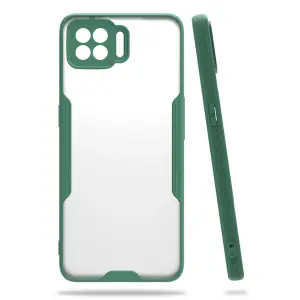 Oppo A73 Kılıf Platin Silikon - Yeşil