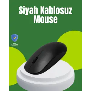 Optik Sensörlü Sessiz Fare – Geniş Uyumluluk ve Ergonomik Yapı