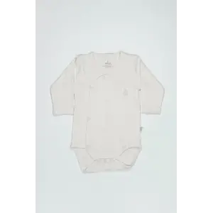 Organik Natural Basic Style Kruvaze Uzun Kol Body BS17102 Ekru