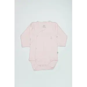 Organik Natural Basic Style Kruvaze Uzun Kol Body BS17102 Pembe