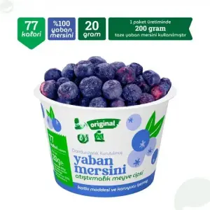 Original Yaban Mersini Atıştırmalık Meyve Cipsi 20gr