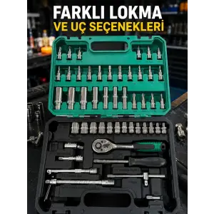 Taşıma Çantalı 53 Parça Tamir Takımı