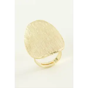Oval Metal Yüzük