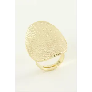 Oval Metal Yüzük