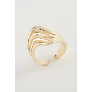 Oval Metal Yüzük