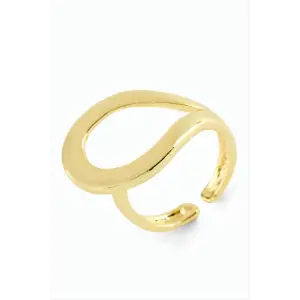 Oval Metal Yüzük