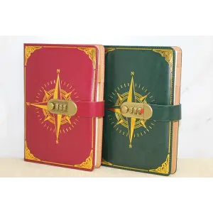 Özel Tasarım Şifreli Deri Defter
