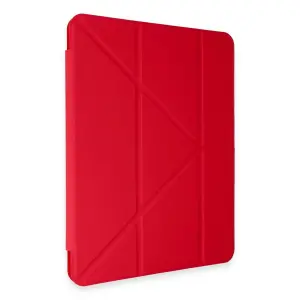 Pad 6 Kılıf Kalemlikli Mars Tablet Kılıfı - Kırmızı