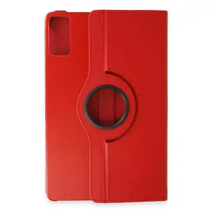 Pad Kılıf 360 Tablet Deri Kılıf - Kırmızı