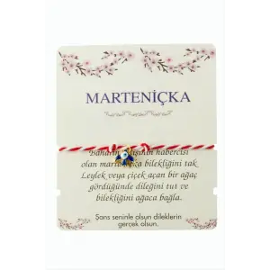 Papatya Marteniçka İp Bileklik