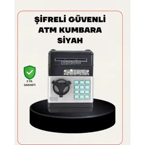 Para Kasası Görünümlü Elektronik Şifreli Kumbara