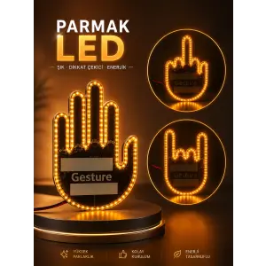 PARMAK LED AMBER RENKLİ IŞIK