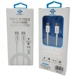 PD 60W(20V/3.4A) TYPE-C To TYPE-C Usb Şarj Kablosu VTX-073