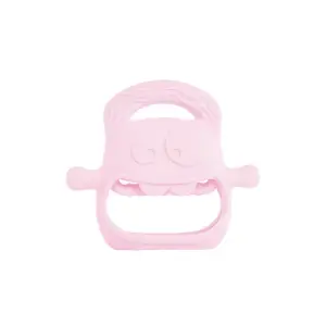 Pembe Bebek Silikon Diş Kaşıyıcı