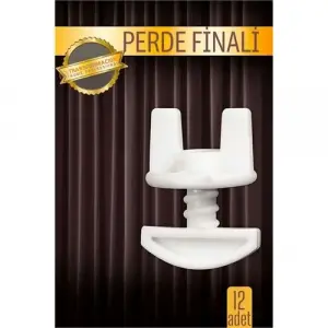 Perde Finali Perde Sonlandırıcı Stop Korniş Finali Sonu 12 Adet 716104