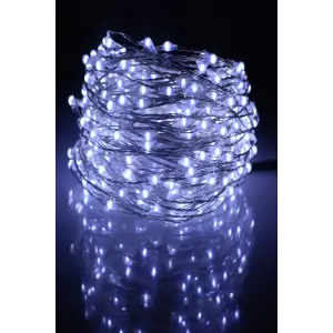 Peri Led Işık 5 metre BEYAZ  Dekor Lambası 50 Ledli