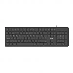 PHILIPS SPK6248B, USB Kablolu, Türkçe Q, Multimedya Klavye (Siyah)