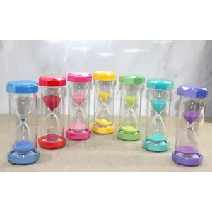 Plastik Çerceveli Renkli 10 Dk Kumsaati Alk4563