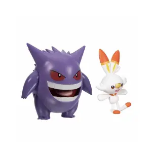 POK PKW2548 Pokemon Battle 2li Figür - Gengar Scorbunny