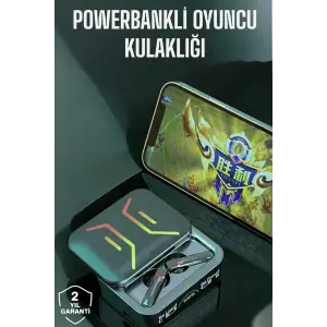 Powerbankli Bluetooth Kulaklık Yüksek Ses Kaliteli Kablosuz