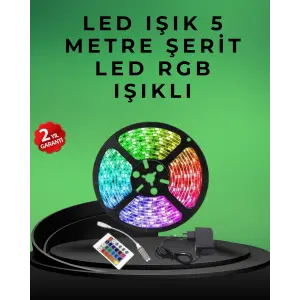 Pratik Kurulumlu 5 Metre Kumandalı Şerit LED