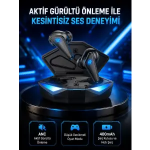Profesyonel Bluetooth 5.0 Kulaklık – Dokunmatik Kontrol, 3D Surround Ses
