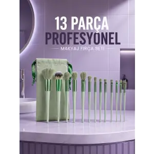Profesyonel Makyaj Fırça Seti Yumuşak Kıllı Taşınabilir Çantalı
