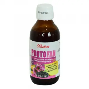 ProtoFan Kara Mürver Propolis Ekstratlı C Vitaminli Takviye Edici Gıda 150 ML