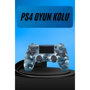 PS4 Joystick Oyun Kolu Titreşimli Uzun Pil Ömrü USB Şarj Kablolu
