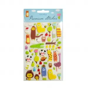 Puf Stickers Hayvanlar