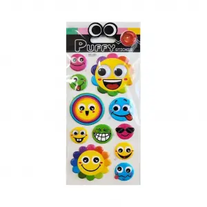 Puffy Stickers Çiçekler