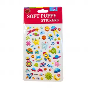 Puffy Stickers Space