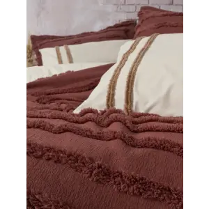 Ranforce Çift Kişilik Yatak Örtülü Nev Takımı Limi Rolf Tarçın
