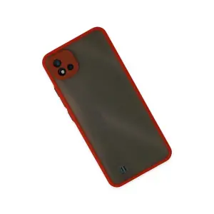 Realme C11 2021 Kılıf Montreal  Kapak - Kırmızı