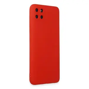 Realme C11 Kılıf Nano İçi Kadife  - Kırmızı
