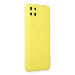 Realme C11 Kılıf Nano İçi Kadife  - Sarı