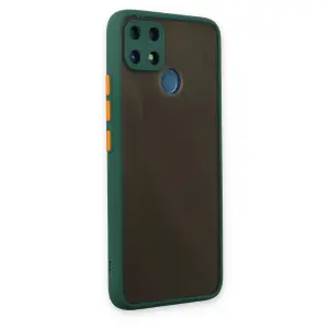 Realme C25 Kılıf Montreal  Kapak - Yeşil