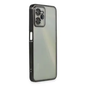 Realme C35 Kılıf  Lensli  - Siyah