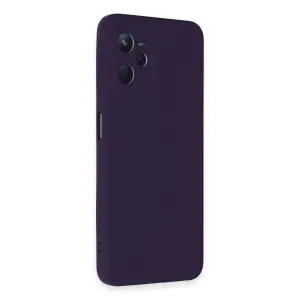 Realme C35 Kılıf Nano İçi Kadife  - Mor
