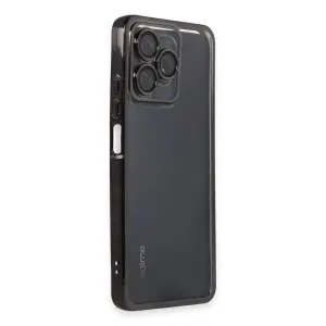 Realme C53 Kılıf  Lensli  - Siyah