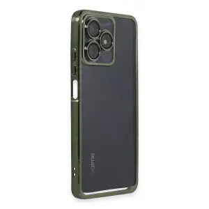 Realme C53 Kılıf  Lensli  - Yeşil