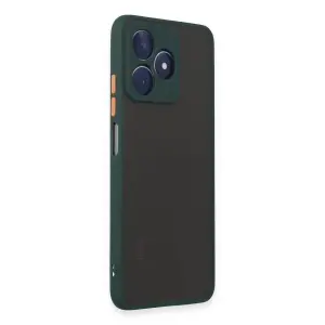 Realme C53 Kılıf Montreal  Kapak - Yeşil