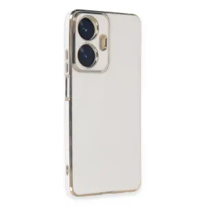 Realme C55 Kılıf Volet  - Beyaz