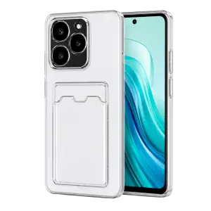Realme C61 Kılıf Kart Şeffaf Silikon - Şeffaf