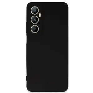 Realme C65 Kılıf First Silikon - Siyah
