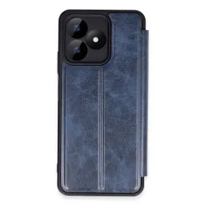 Realme Note 50 4g Kılıf Flip Cover - Lacivert