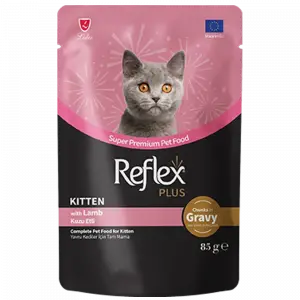 Reflex Plus Sos İçinde Parça Kuzu Etli Yru Kedi Konservesi 85gr