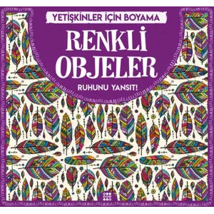 Renkli Objeler - Yetişkinler İçin Boyama