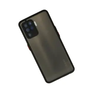 Reno 5 Lite Kılıf Montreal  Kapak - Siyah